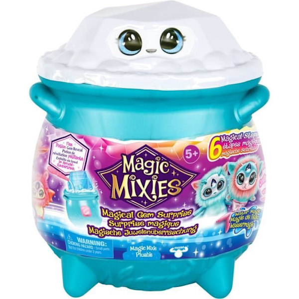 Magiskt spel - MAGIC MIXIES - Magisk kittel med VATTEN-element - Skapa din mixie med bruspulver och magisk kristall