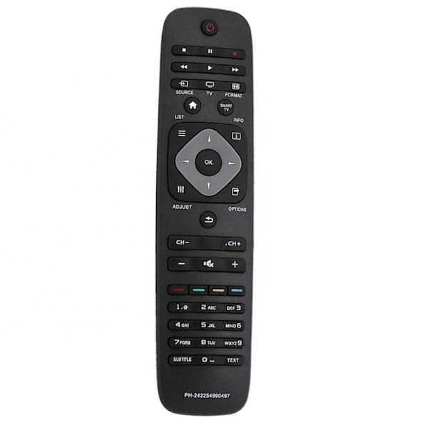 Universal fjärrkontroll för Philips Smart TV, ersättningsfjärrkontroll för Philips 242254990467/2422 549 90467