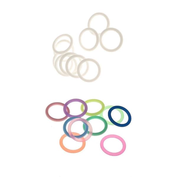 20 stk Silikon Baby Sutteholder Adapter O-Ring Dummy Ring Ring