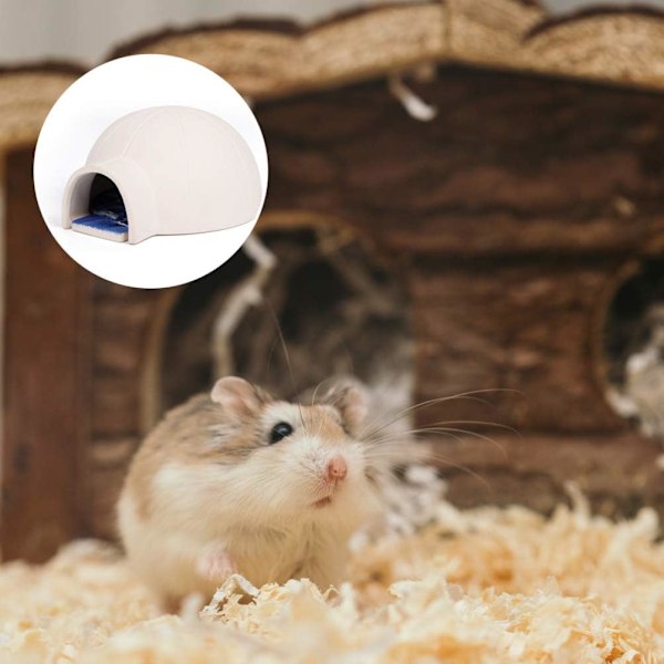 Keramisk Hamsterhus Liten Husdjur Hamster Cool Cave Nest Mini Hut