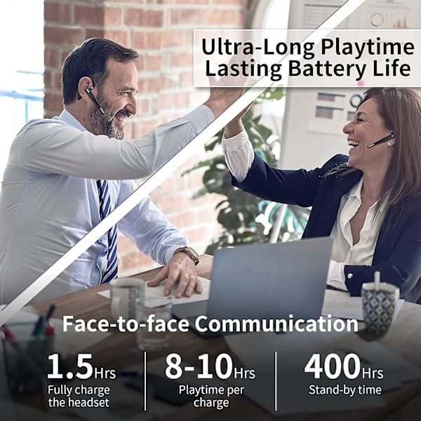 Bluetooth-headset til mobiltelefon, håndfri