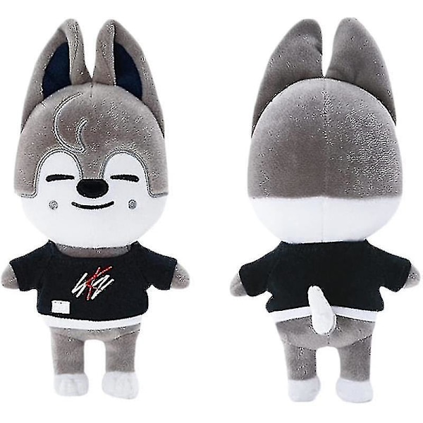 Cartoon Stray Kids Skzoo Plyschleksaker 21 cm Plysch stoppad docka Bbokari Wolf Chan Leebit Dwaekki Jinir 8Pcs