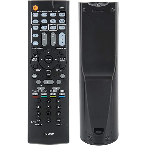 Rc 799M Fjärrkontroll Abs Premium Abs Fjärrkontroll Ersättningsdel Passar för Onkyo Rc 799M