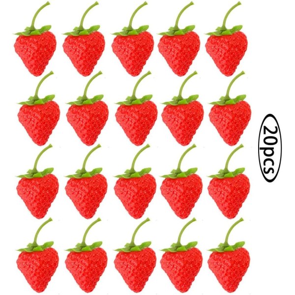 Fake Strawberry Artificial Fruit Strawberry Artificial Realistic