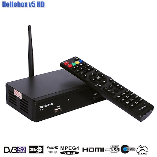Hellobox V5 Satellitt-TV-mottaker Gratis Iptv Online-programvare