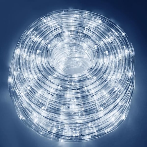 SPRINGOS® Fairy Lights 480 LED, 21,5 meter IP44 8-funktions timer – kallvit Vit kyla