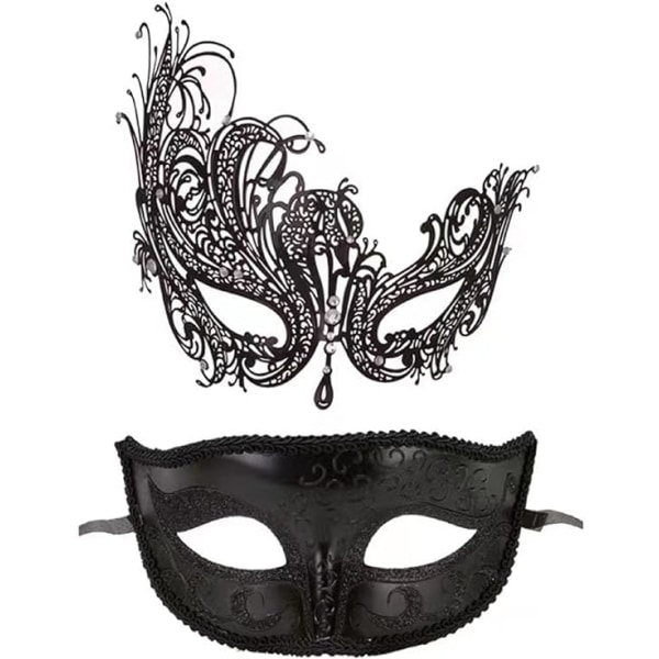 Par Maskerad Mask Metal Masker Venetian Party Mask Halloween