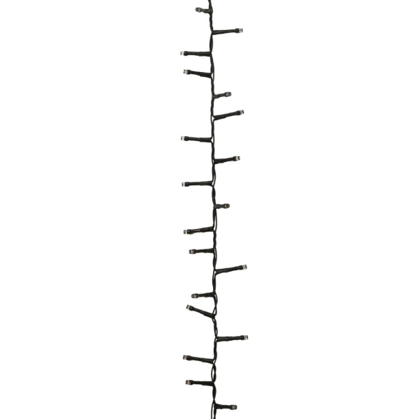 Kompakt lyslenke med 400 LED-er flerfarget 13 m PVC