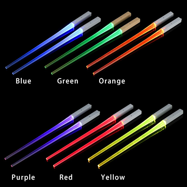 Glødende spisepinde Lys Stick BLÅ blue