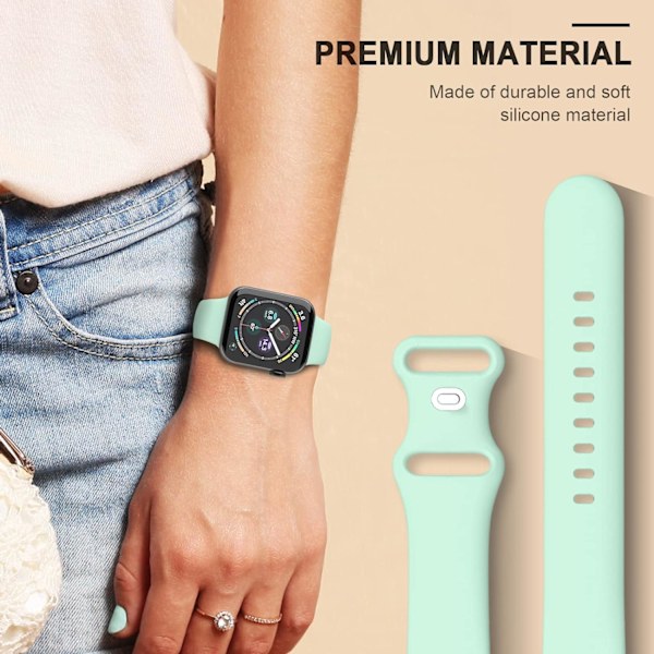 Armband kompatibla med Apple Watch Band 40mm 38mm 41mm 42mm 6st 4