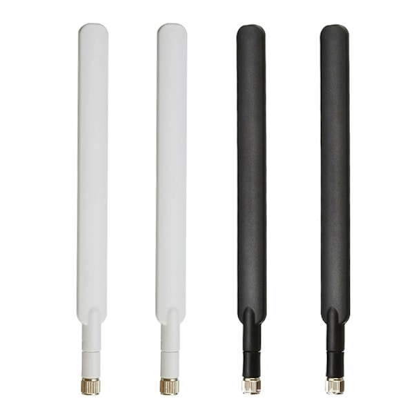 2st/lot 4G-antenn 10dBi SMA Hane 700-2700MHz för 4G LTE-väg Black