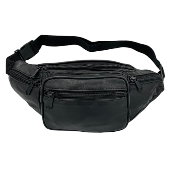 Læder Bum Bag black 160