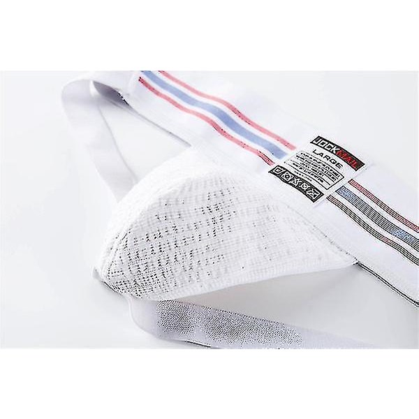 Erwear Athletic Supporter för Pojkar, Fitness Jock Strap Erpants Vit M White