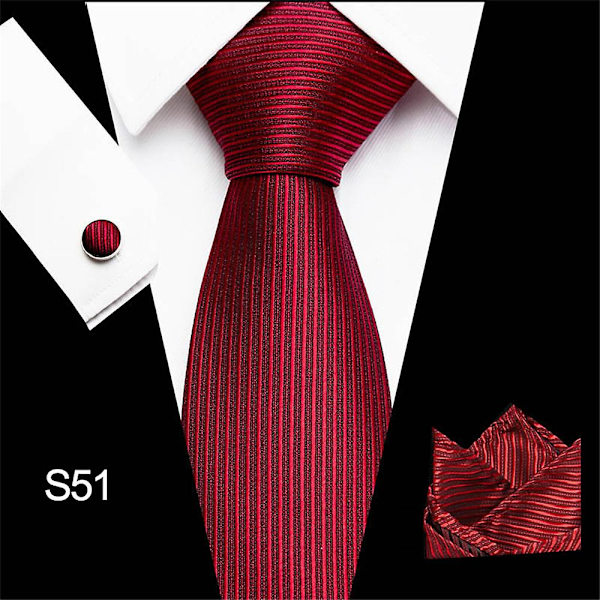 Solmio Silk 100 Ny Slips Bröllop Blommig Paisley Jacquard vävda mode män S50