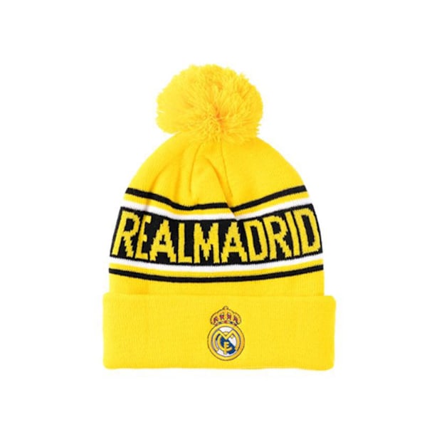 Real Madrid Fodboldklub Strikket Hue-FA2- Real Madrid Yellow