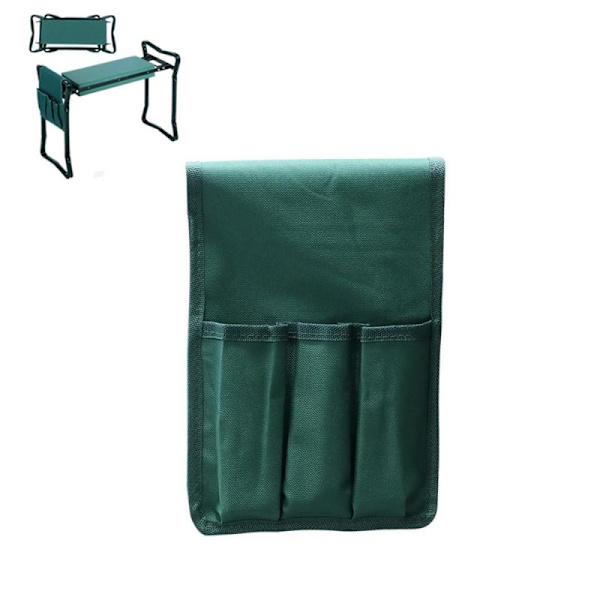 Taitettava puutarhapolvistuin kantokahvalla, ulkokäyttöön, puutarhaan, piknikille, grilliin only green cloth