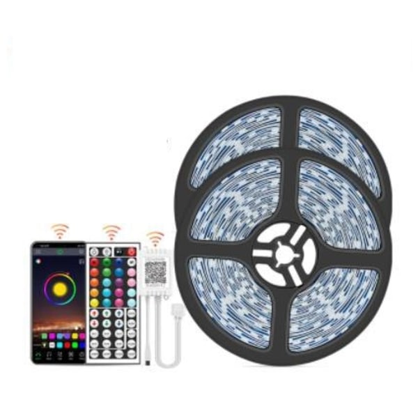 15M - 44-knappars Bluetooth LED-remsa - APP-kontroll MultiC multicolor 15m smd5050 bluetooth led strip 30le