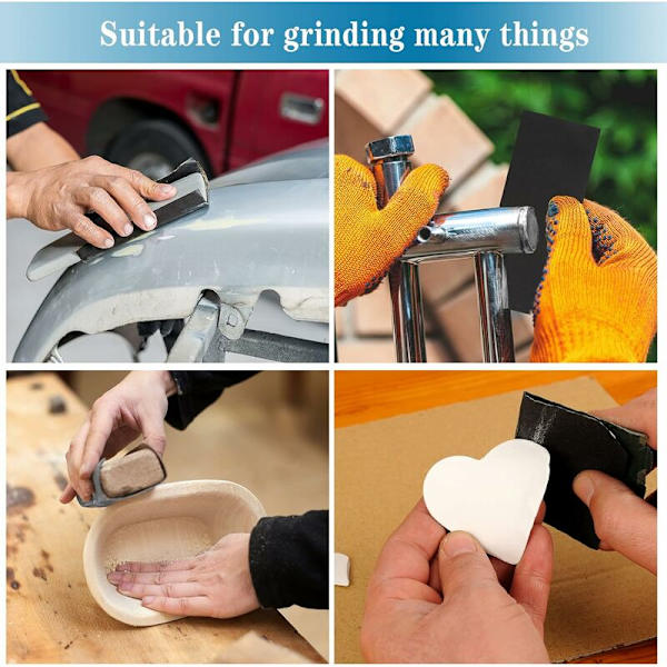 Sandpapper, 50 st Bilkaross Våtslippapper för polering och slipning, våtslippapper för trämålarglas (320 400 600 800 1000 1200 1500 2000 2500 3000 Mesh)