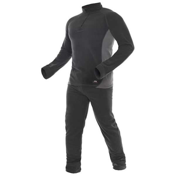 Trespass Unisex Thriller Termisk Topp och Byxa Set XS Cement Cement-FA5- Cement XS