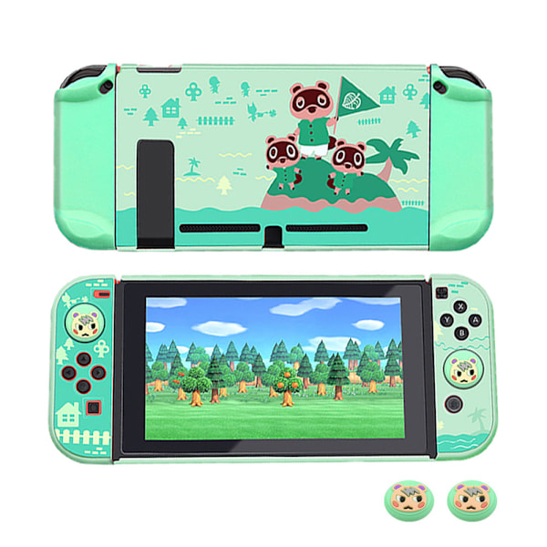 Skyddande skal för Nintendo Switch Mobile Son Raccoon Game Console NS Färgglada Sword shield