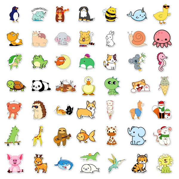 Animal Crossing-klistremerker, 100 stk populære spillklistremerker Animal Cr