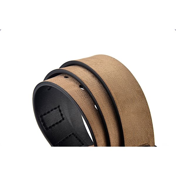 Läderbälte Casual Jeansbälte Herr Högkvalitativt Retro Lyxigt Herrrem Cintos 3 Färger 2023 NYHET Coffee
