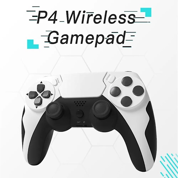 Trådlös Gamepad Bluetooth Controller Dubbel Vibration Pc Joystick För Ps4 Ps3 Konsol Pc Sexaxligt gyroskop med pekplatta