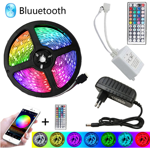 5M RGB Vattentät 300 LED 3528 SMD Flexibel Strip Light 12V 5 M ( with UK Adapter )