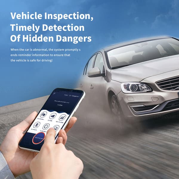 OBD2 ELM327 Bluetooth/WIFI Professionell Diagnostikenhet Bil IOS Testare Skanner DE