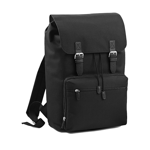 Bagbase Heritage Kannettava Tietokone Reppu (Jopa 17 Tuuman Kannettava Tietokone) Yksi Musta/Musta Black/Black One Size