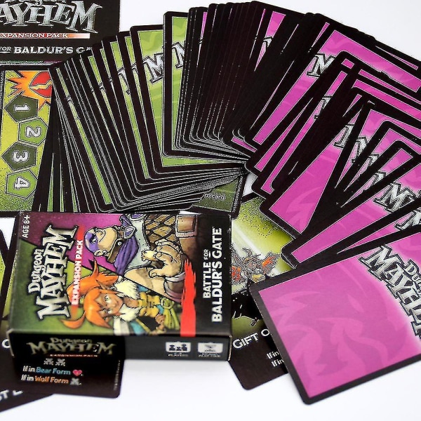 Bordspelet Dungeon Mayhem Dungeons Of Chaos Fuld Engelsk Monster Madness Strategispil Dungeon Expansion