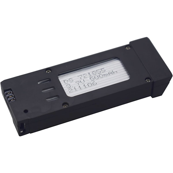 4 stk LiPO-batterier 3.7V 500mAh og 4-i-1-lader til droner E58 S168 JY019 RC Quadcopter - Hurtigladningskit
