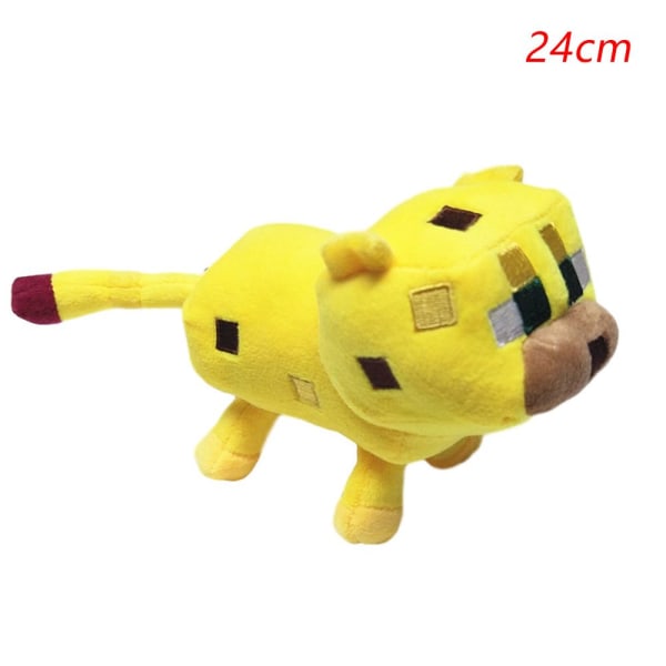 Minecraft plyschleksaker mjuka plysch stoppade dockor Ocelot-24cm