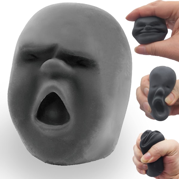 Squishy Fidget Sensory Stress Menneskelig ansikt Leker for Voksne Tenåringer