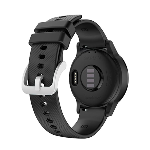 TPU silikone rem til smartwatch - blødt udskiftningsarmbånd 18mm til Garmin Vivoactive 4s