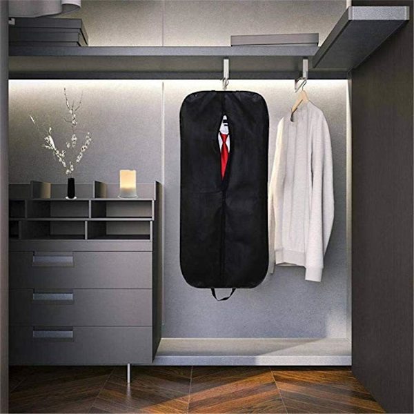 2-pakning klesposer, 40\" sammenleggbar reisedraktpose for dresser