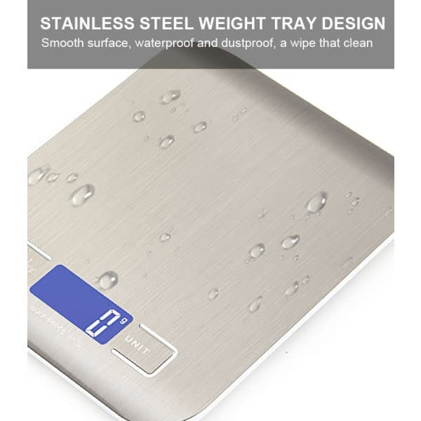 Digital köksvåg, professionell elektronisk våg med LCD-display - FA6-