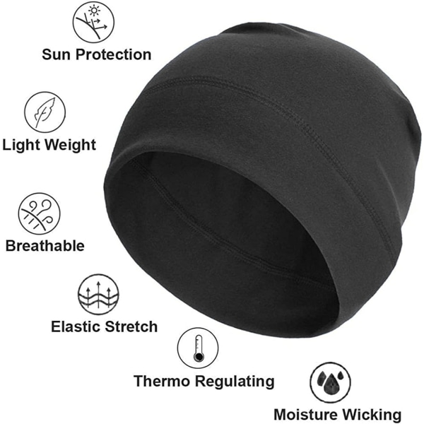 Bomullslue, strikkede luer Unisex Running Skull Cap Vinter