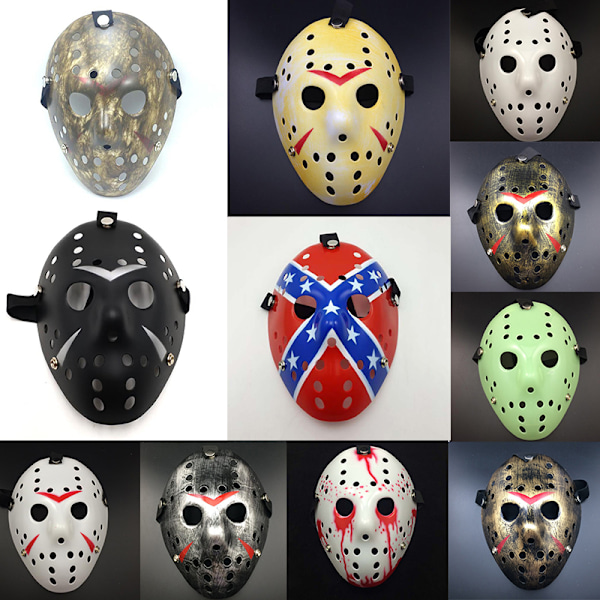 Jason Voorhees Fredag den 13:e skräckfilm Hockey Mask Hallow A7