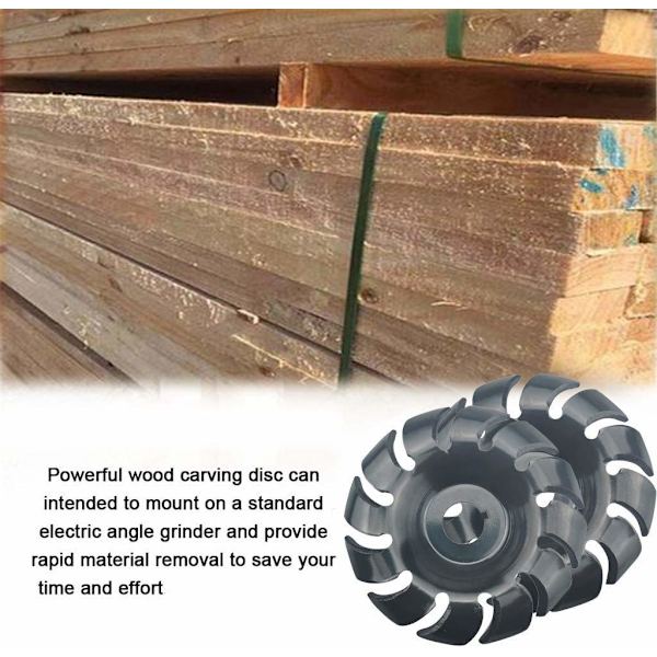Stål træskæringskive 90mm 12 tænder Power Shaping Milling Disc
