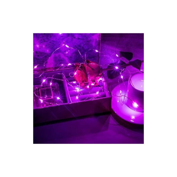 Paristokäyttöiset valosarjat 16,4 jalkaa/5 m 50 LED-vilkkuva joulu