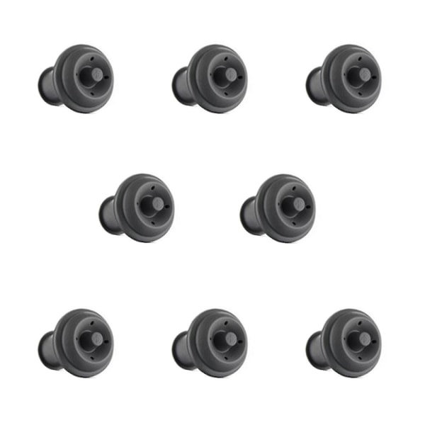 8 stk. Wine Saver vakuumpropper, vinprop, genanvendelig flaskeforsegling, silikonevakuumpumpeprop