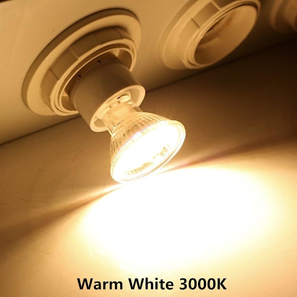 LED MR11-lamper 2W 12V, GU4 Varmt Hvit 3000K, 20W Halogen Ekvivalent, MR11 G4/GU4.0 LED-lampe (4-pak)