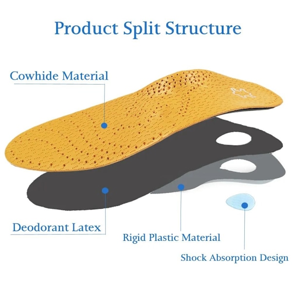 Arch Ortopedisk Innersula Massage Fotdyna 45/46 45/46