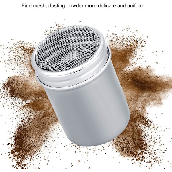 Pulver Shaker Rustfrit Stål Kaffe Kakao Kanel