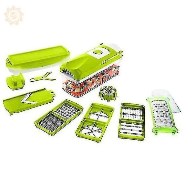 Nicer Dicer Plus -vihannesleikkuri vihanneksille ja hedelmille