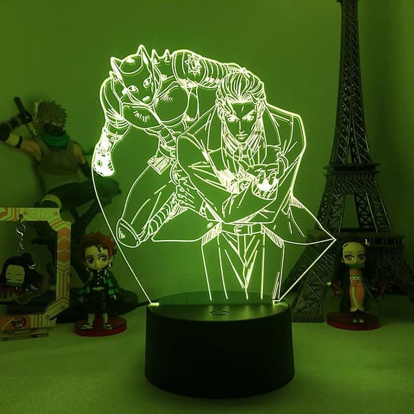 3D LED-yölamppu Anime Jojo's Bizarre Adventure Kujo Jota-FA-