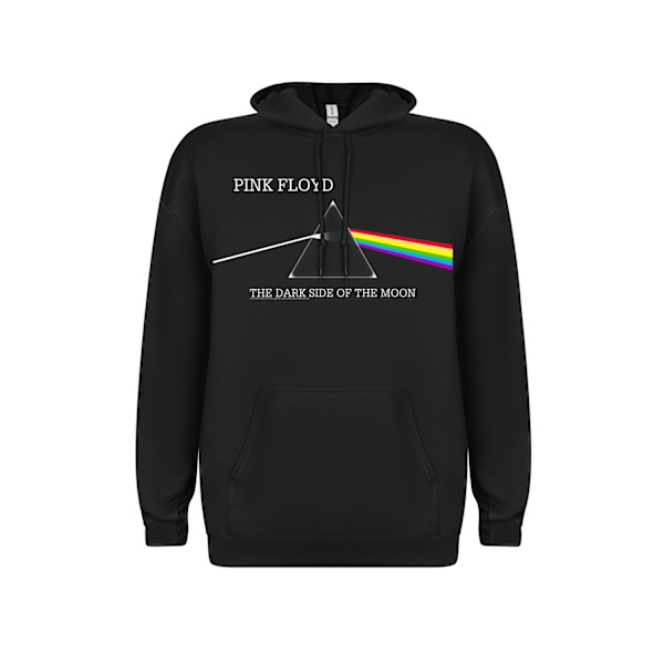 Pink Floyd - Dark Side Album Hoodie Sort Black XL