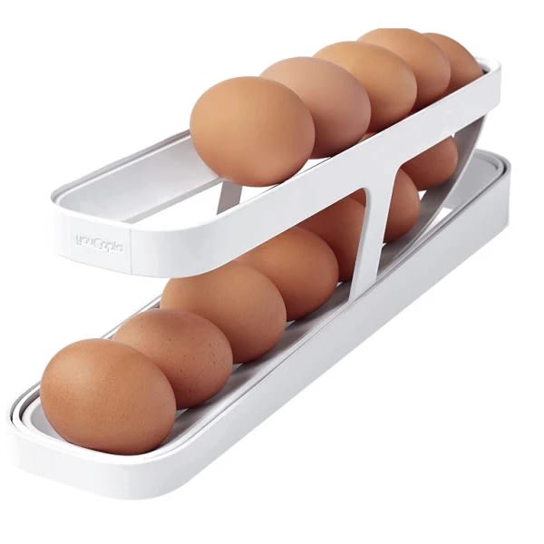 Oppbevaringsbeholder for eggdispenser til kjøleskap