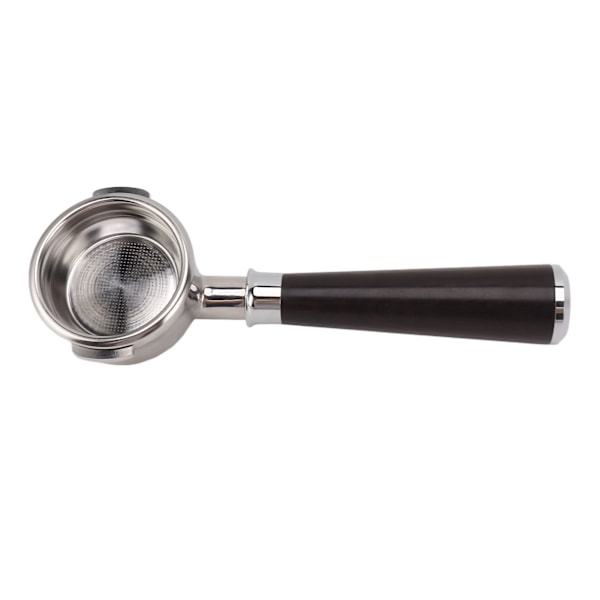 58mm Bottomless Naked Portafilter Universaali Kahvinkeitin Kaksikorvainen Portafilter Ruostumaton Teräs Kahvi Portafilter Tyyppi A Violetti Sandelpuu 0.2